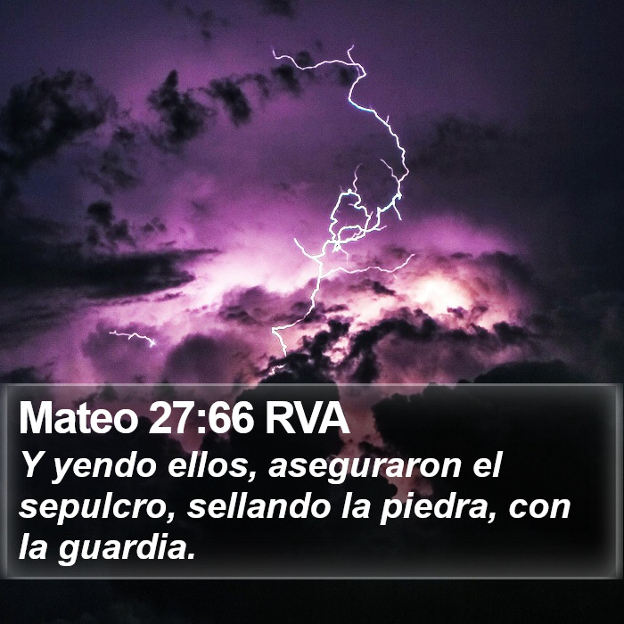 Mateo 27:66 RVA Bible Study