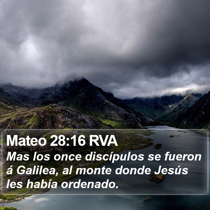 Mateo 28:16 RVA Bible Study