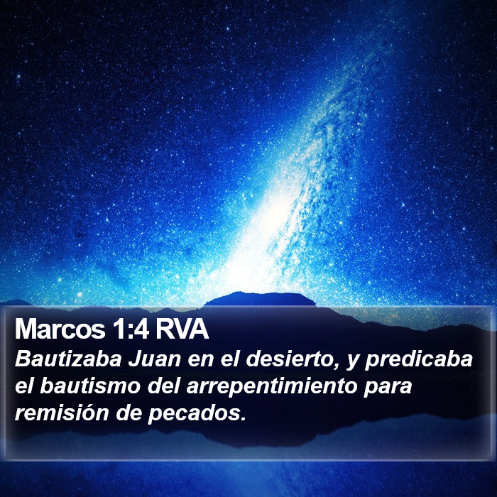 Marcos 1:4 RVA Bible Study