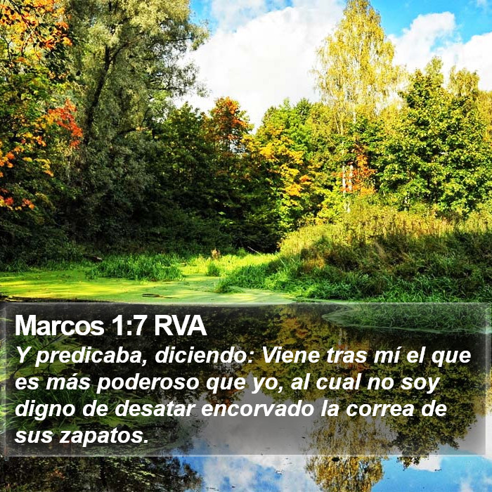 Marcos 1:7 RVA Bible Study