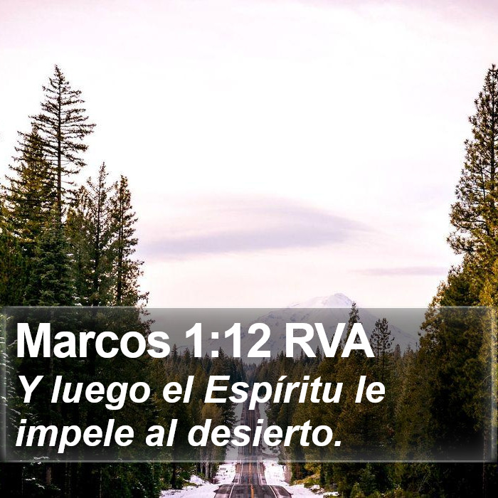 Marcos 1:12 RVA Bible Study