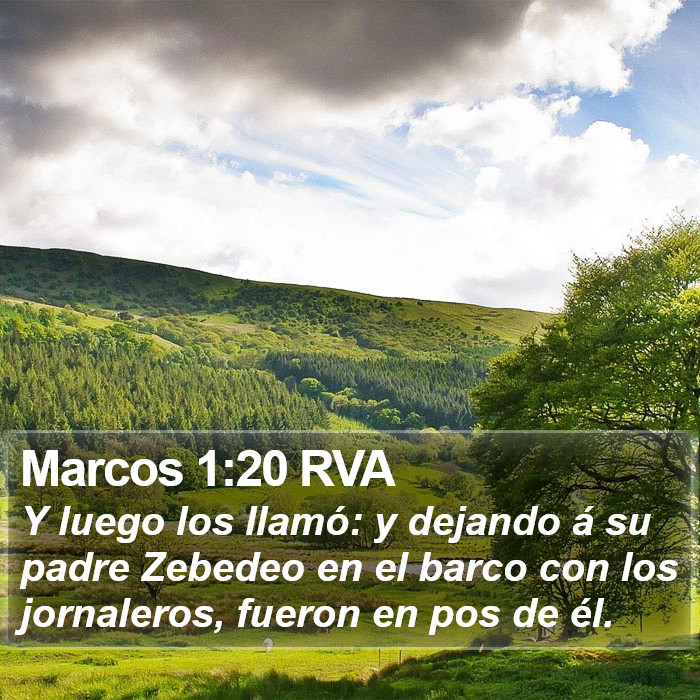 Marcos 1:20 RVA Bible Study