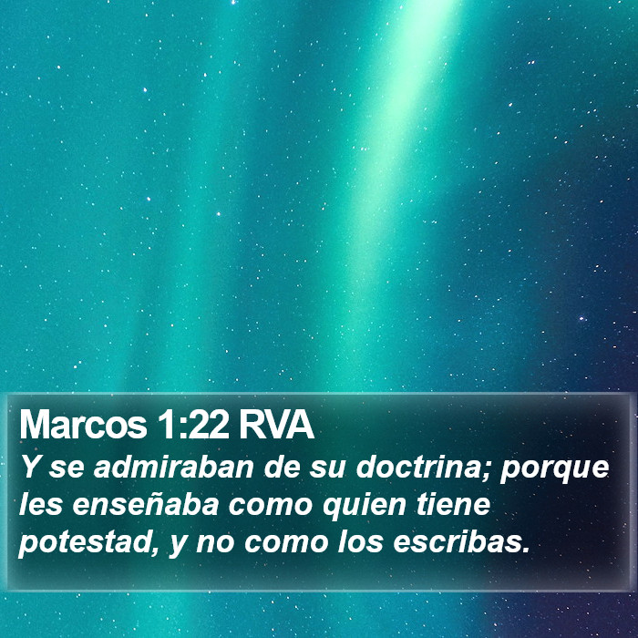 Marcos 1:22 RVA Bible Study