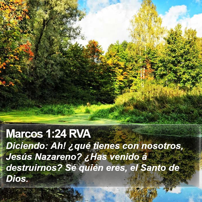 Marcos 1:24 RVA Bible Study