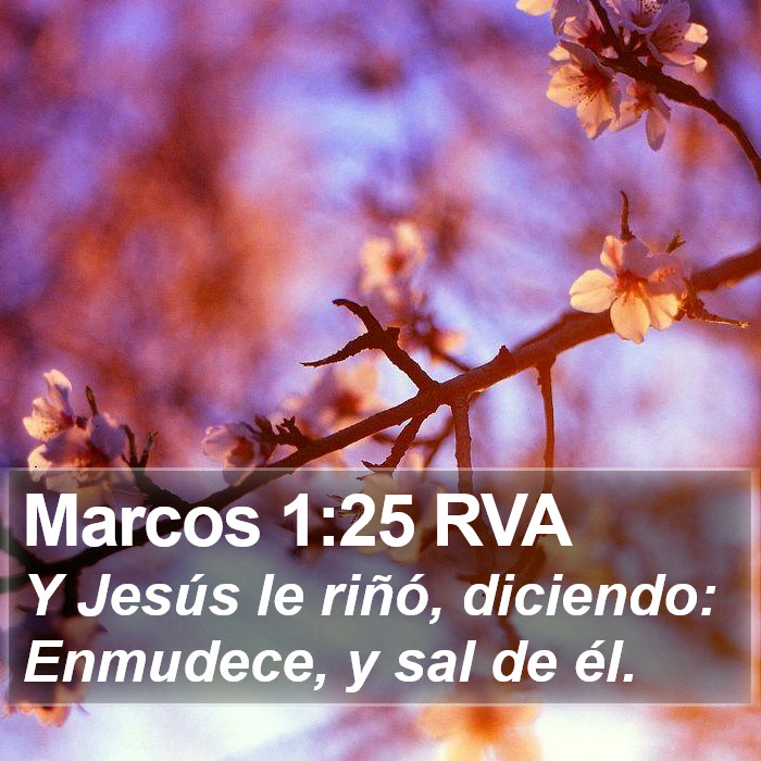 Marcos 1:25 RVA Bible Study