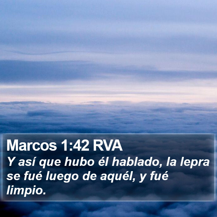 Marcos 1:42 RVA Bible Study