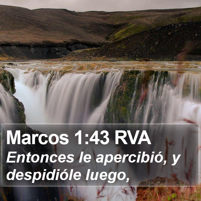 Marcos 1:43 RVA Bible Study