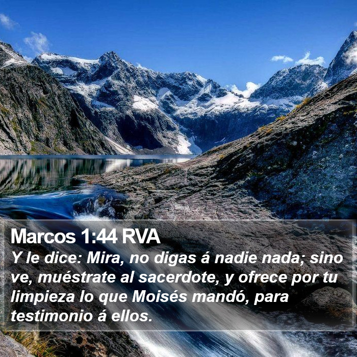 Marcos 1:44 RVA Bible Study