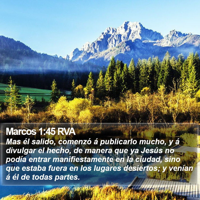 Marcos 1:45 RVA Bible Study