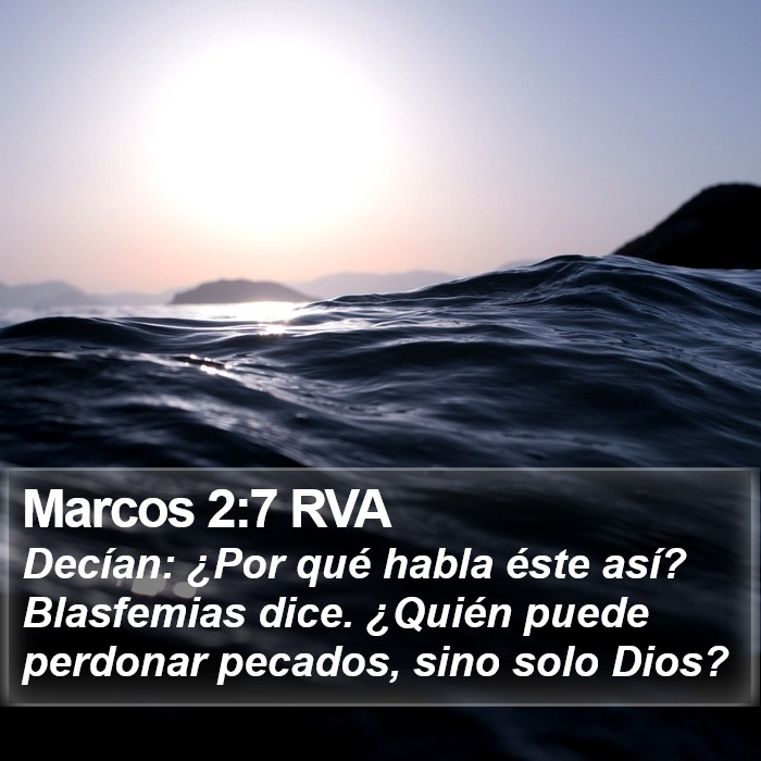 Marcos 2:7 RVA Bible Study