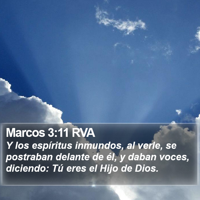 Marcos 3:11 RVA Bible Study