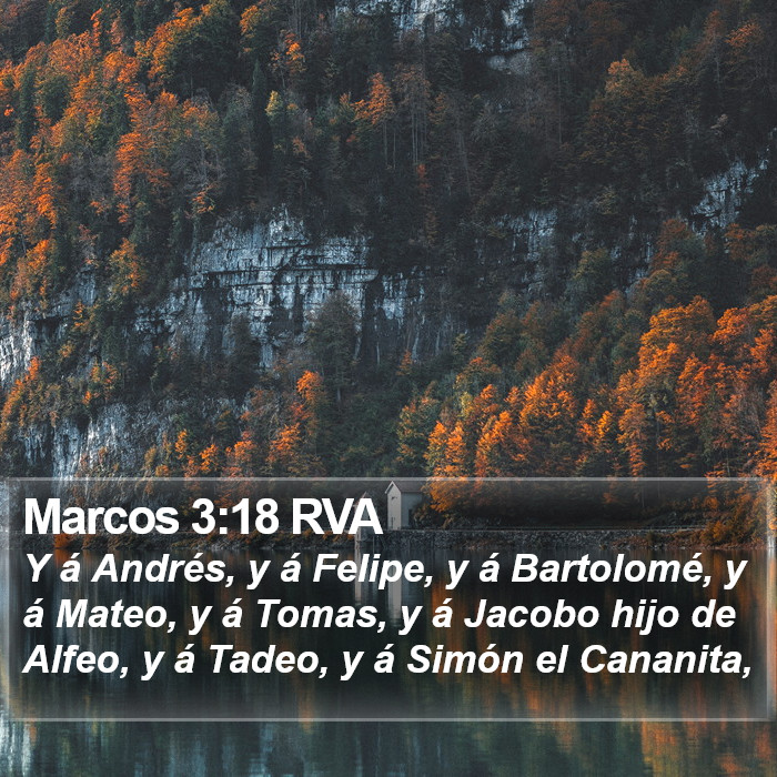 Marcos 3:18 RVA Bible Study