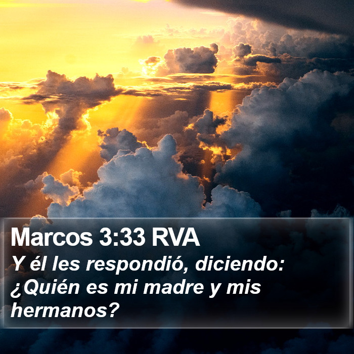 Marcos 3:33 RVA Bible Study