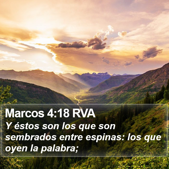 Marcos 4:18 RVA Bible Study