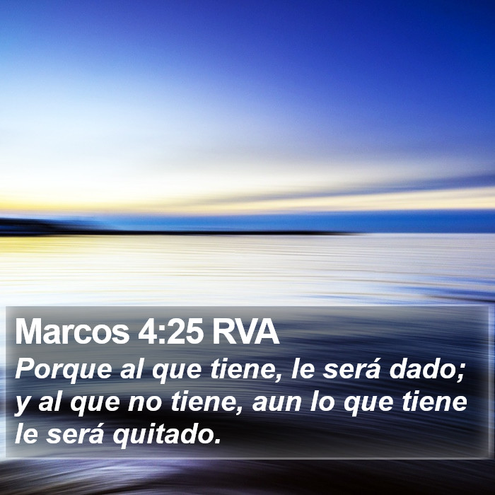 Marcos 4:25 RVA Bible Study