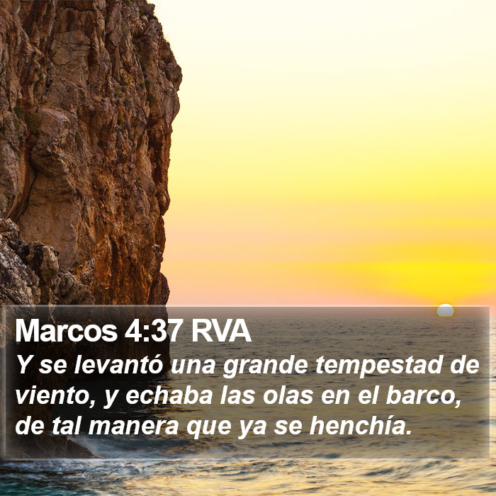 Marcos 4:37 RVA Bible Study