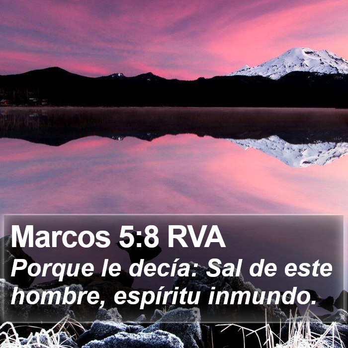 Marcos 5:8 RVA Bible Study