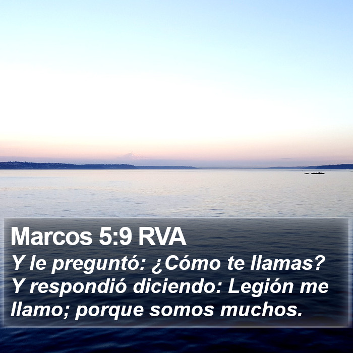 Marcos 5:9 RVA Bible Study