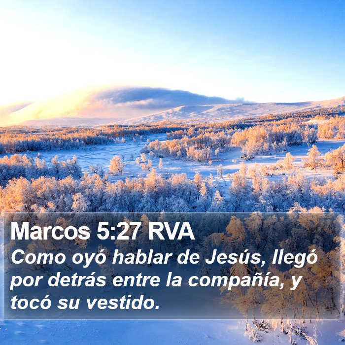 Marcos 5:27 RVA Bible Study