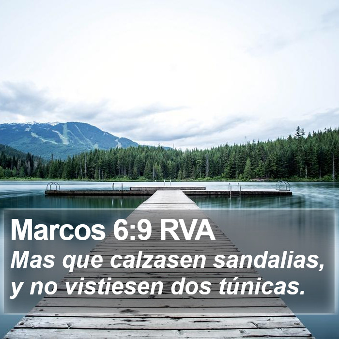 Marcos 6:9 RVA Bible Study