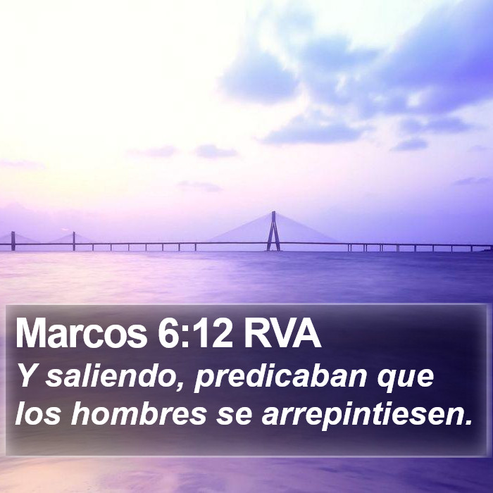 Marcos 6:12 RVA Bible Study