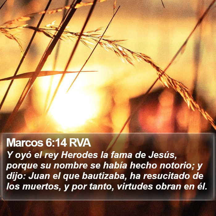 Marcos 6:14 RVA Bible Study