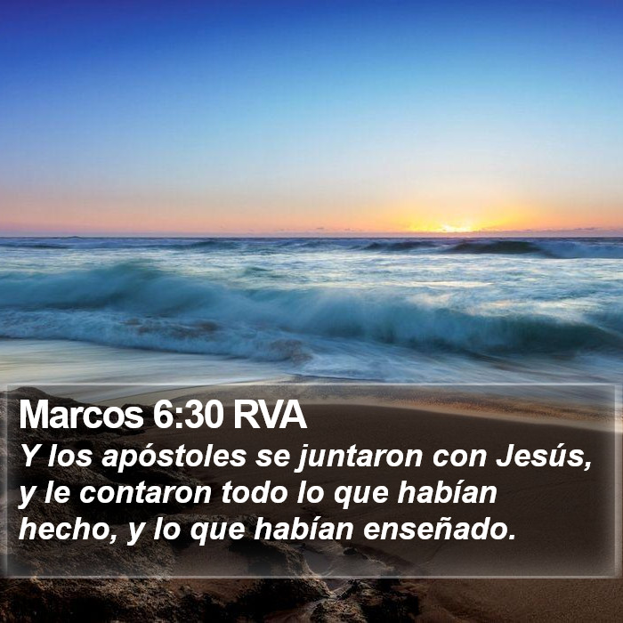 Marcos 6:30 RVA Bible Study