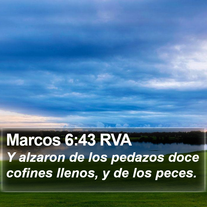 Marcos 6:43 RVA Bible Study