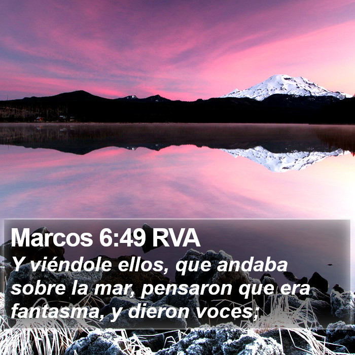 Marcos 6:49 RVA Bible Study