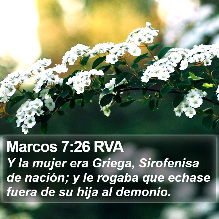 Marcos 7:26 RVA Bible Study