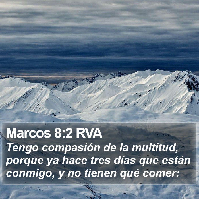 Marcos 8:2 RVA Bible Study