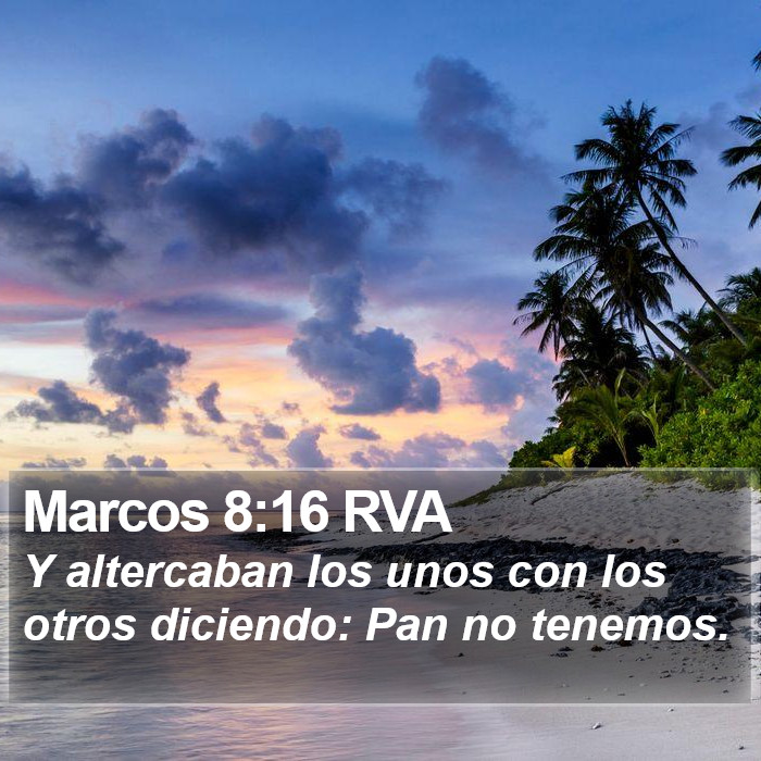 Marcos 8:16 RVA Bible Study