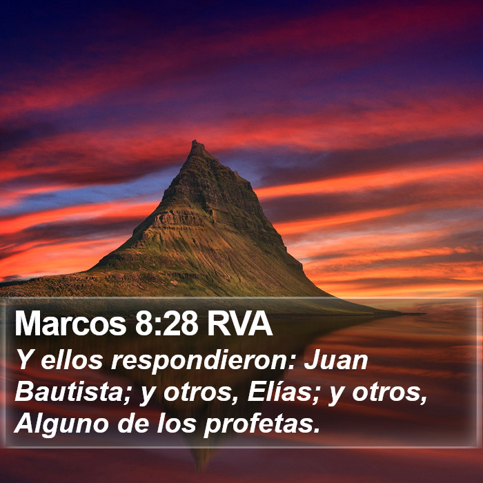 Marcos 8:28 RVA Bible Study