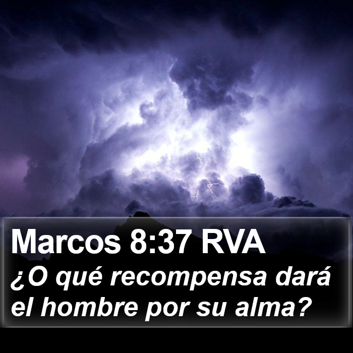 Marcos 8:37 RVA Bible Study