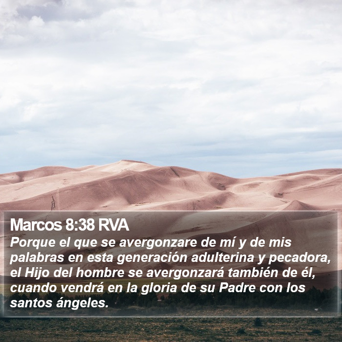 Marcos 8:38 RVA Bible Study