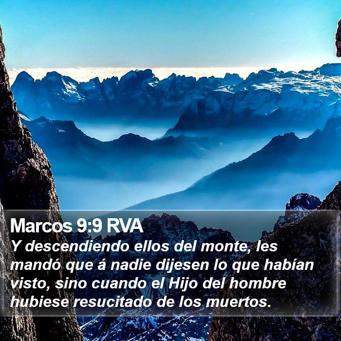 Marcos 9:9 RVA Bible Study