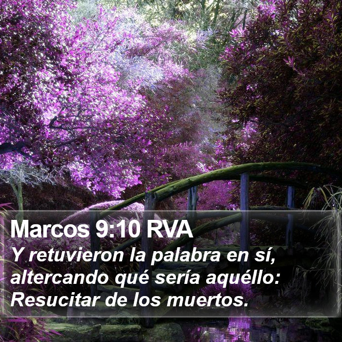 Marcos 9:10 RVA Bible Study