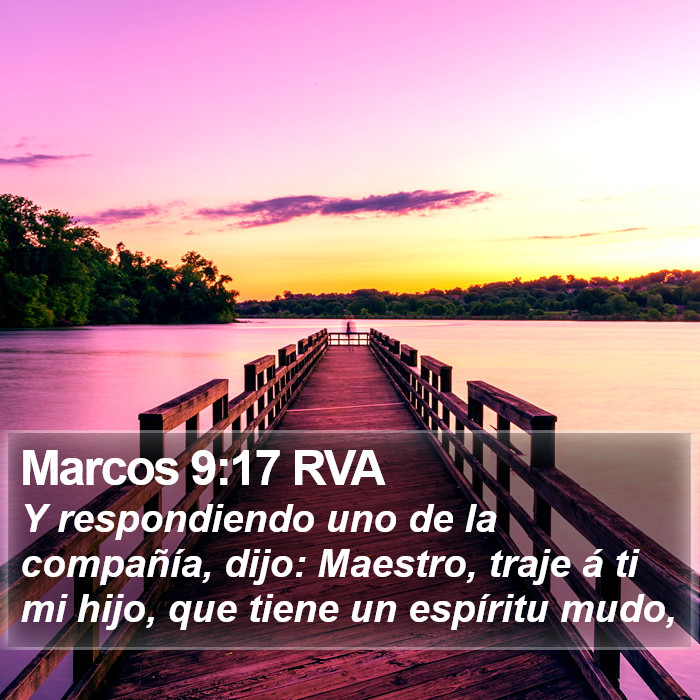 Marcos 9:17 RVA Bible Study