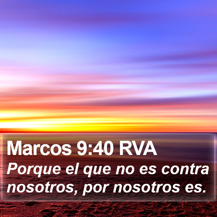 Marcos 9:40 RVA Bible Study