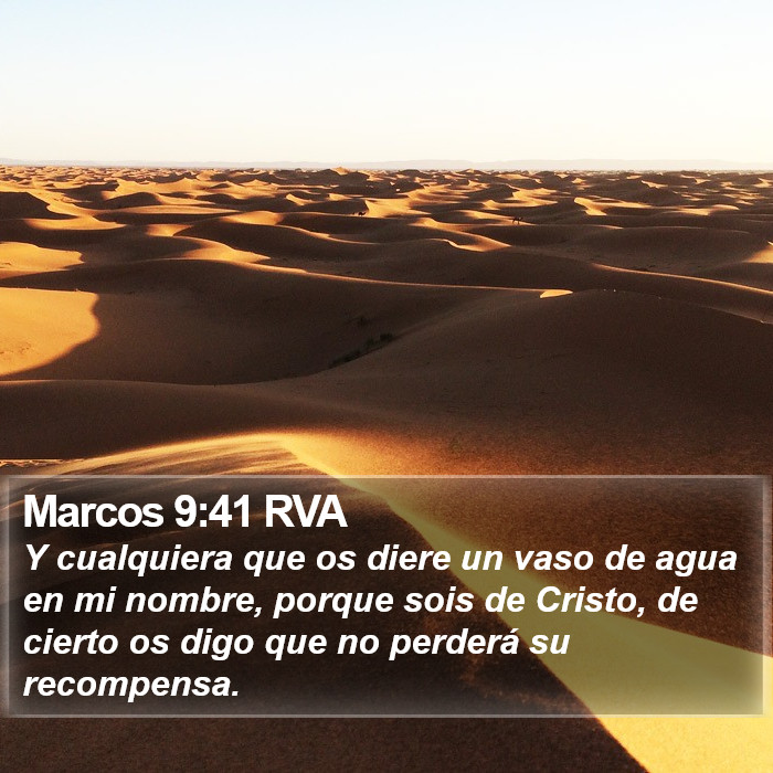 Marcos 9:41 RVA Bible Study