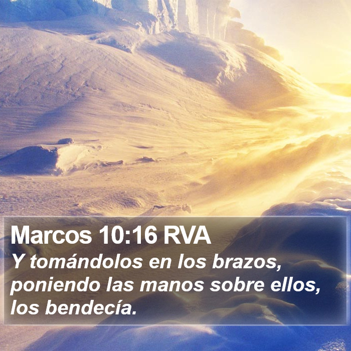 Marcos 10:16 RVA Bible Study