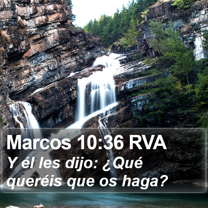 Marcos 10:36 RVA Bible Study
