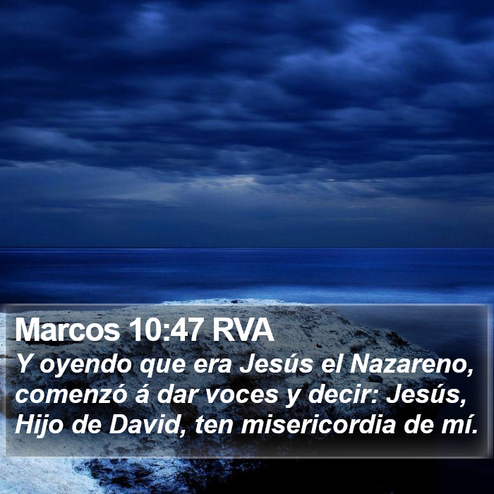 Marcos 10:47 RVA Bible Study