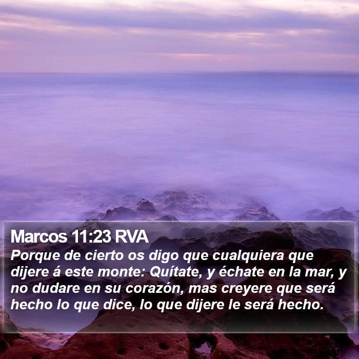 Marcos 11:23 RVA Bible Study