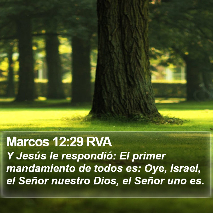 Marcos 12:29 RVA Bible Study