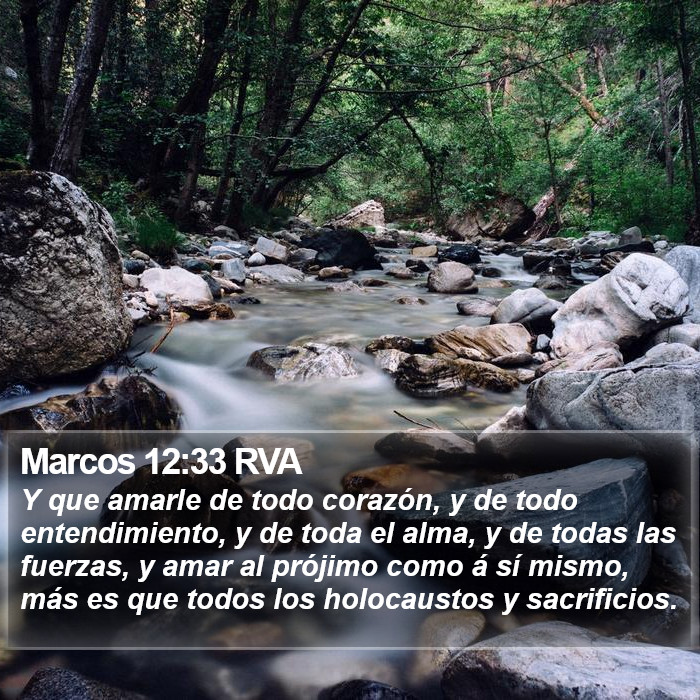 Marcos 12:33 RVA Bible Study