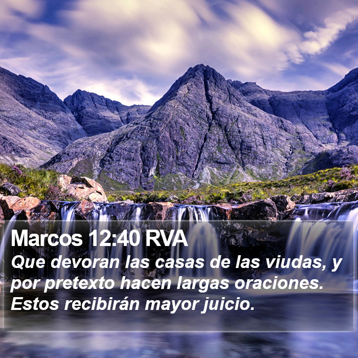 Marcos 12:40 RVA Bible Study