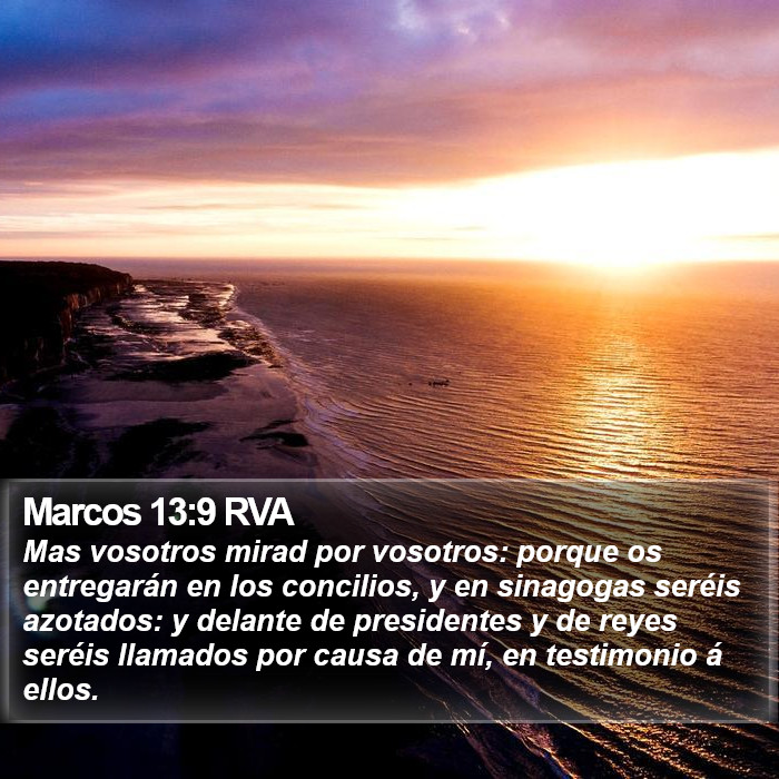 Marcos 13:9 RVA Bible Study