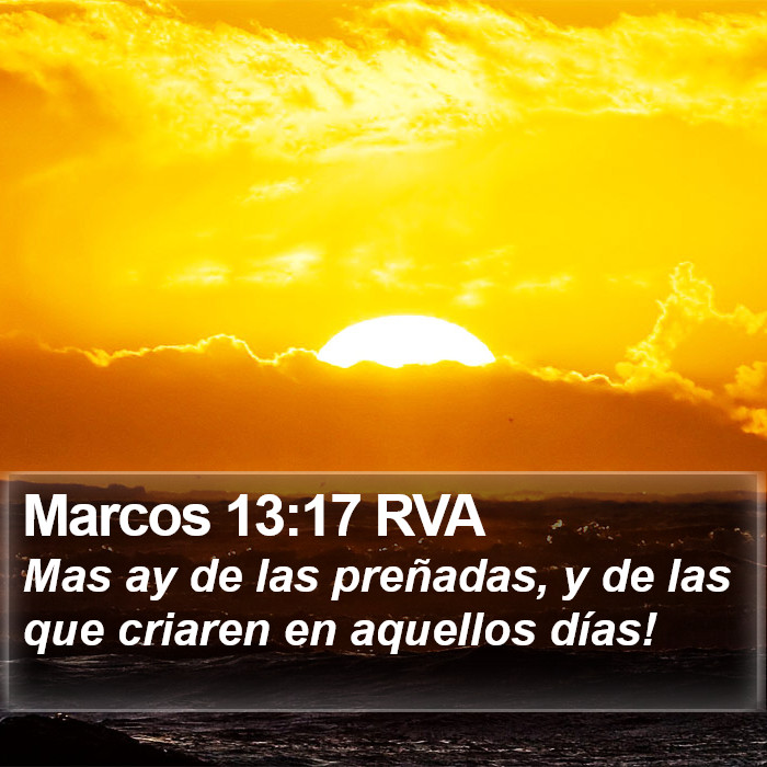 Marcos 13:17 RVA Bible Study