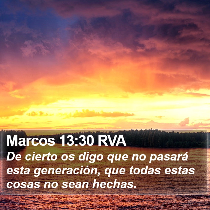 Marcos 13:30 RVA Bible Study